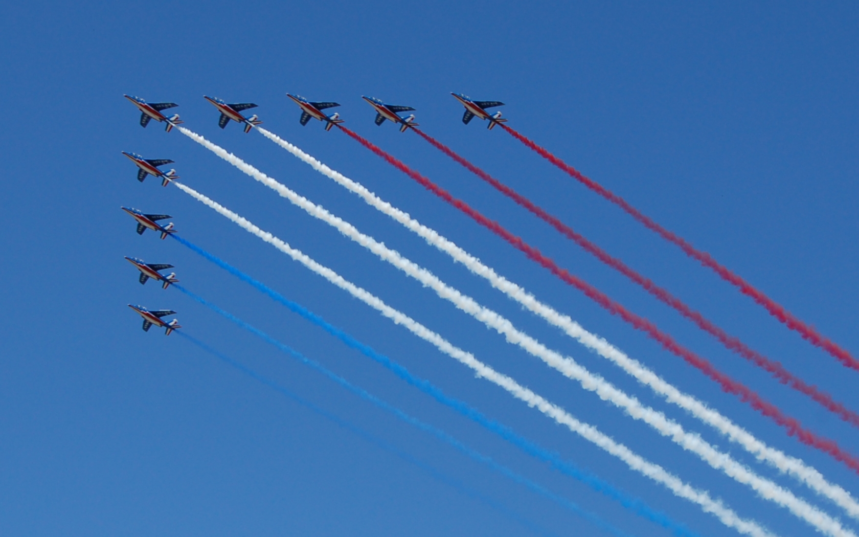 Fonds d'cran Avions Avions militaires patrouille de france