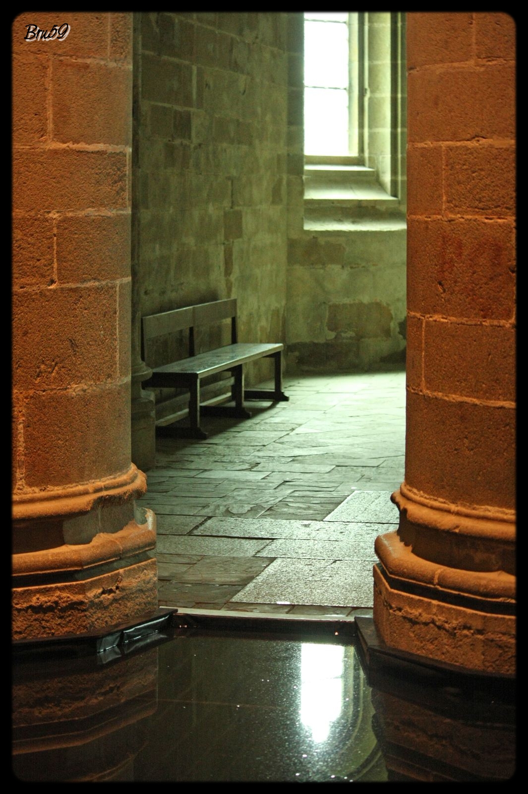 Wallpapers Trips : Europ France > Bretagne Solitude et prire dans l'abbaye du Mont  Saint Michel