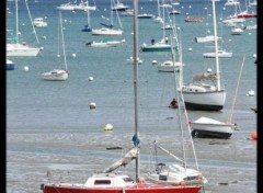 Fonds d'cran Voyages : Europe Bateaux et mare sur le port de Dinard