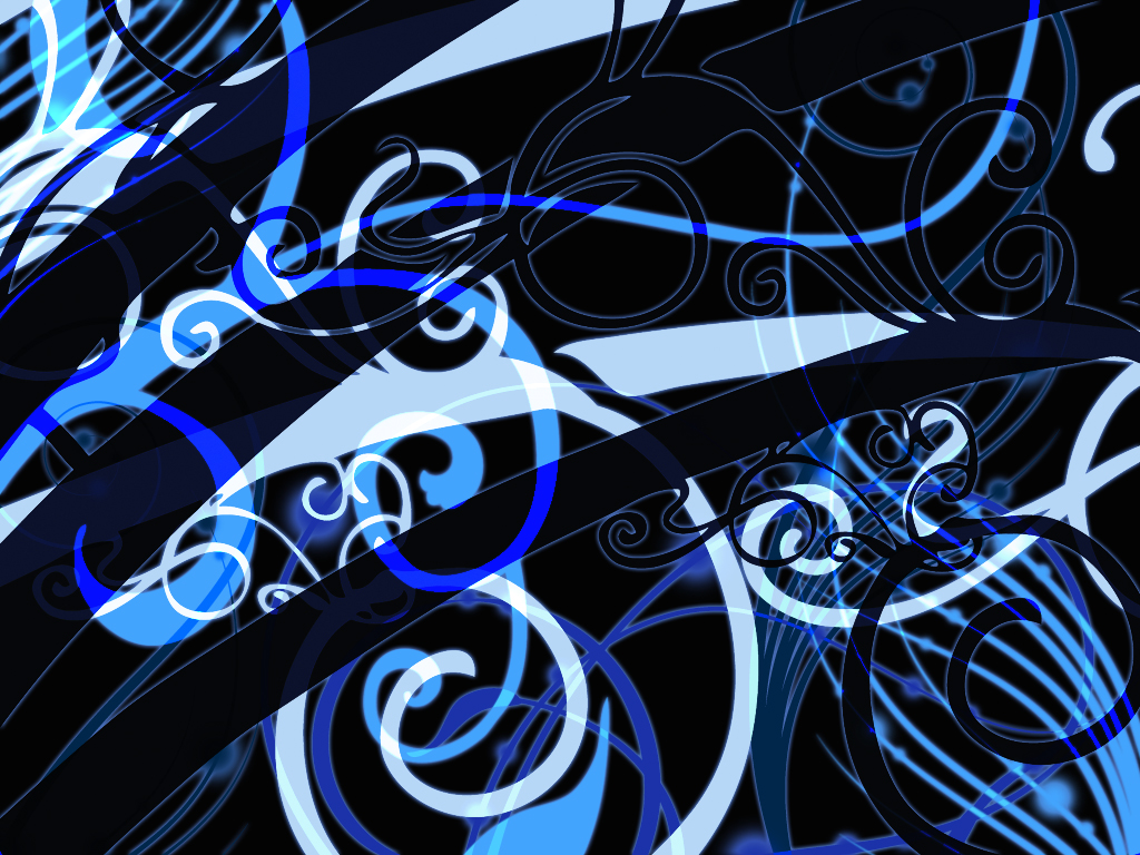 Wallpapers Digital Art Abstract Bleu!!