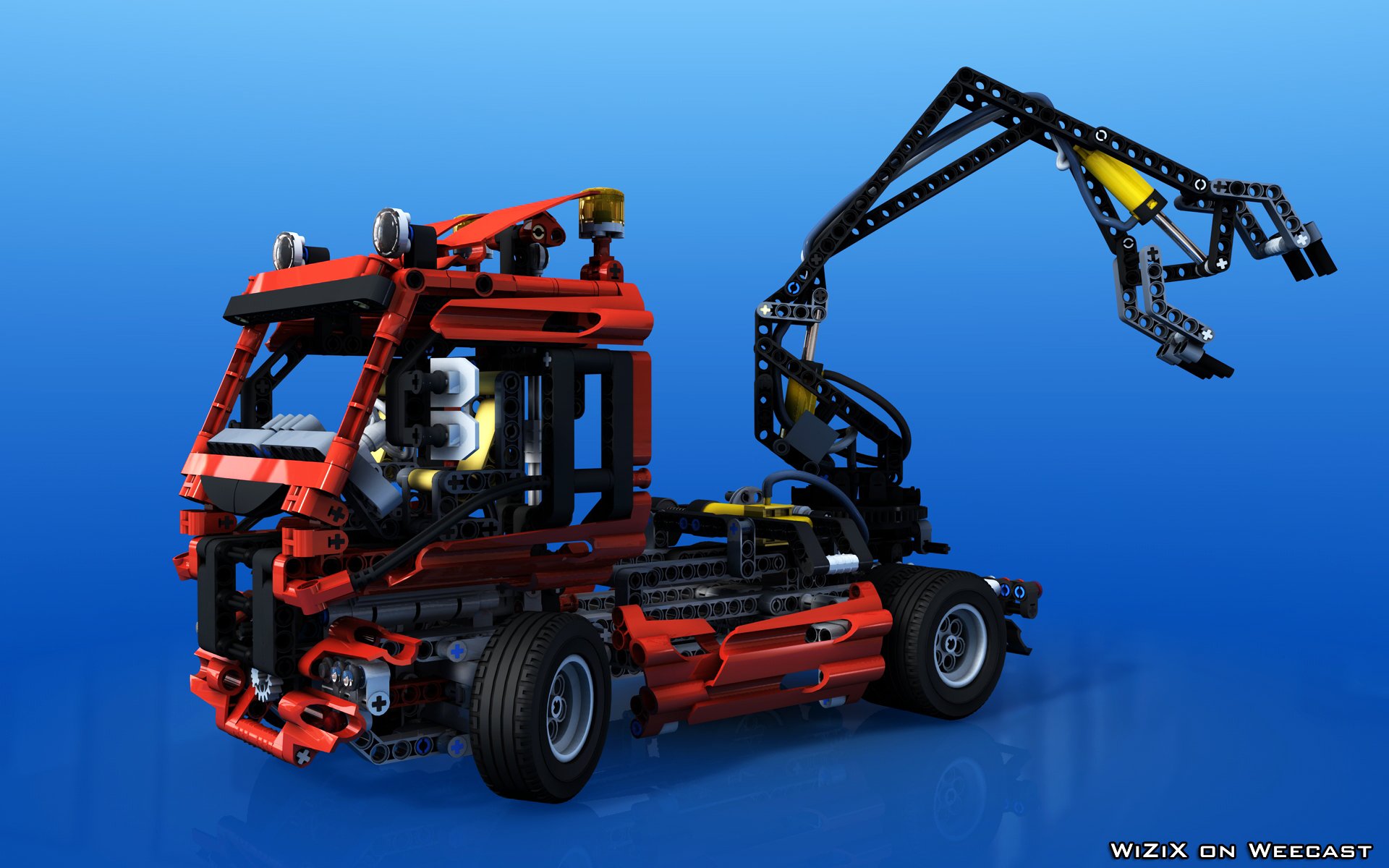 Fonds d'cran Art - Numrique 3D - Cinema 4D Truck Lego 3D avec Cinema 4D on Weecast