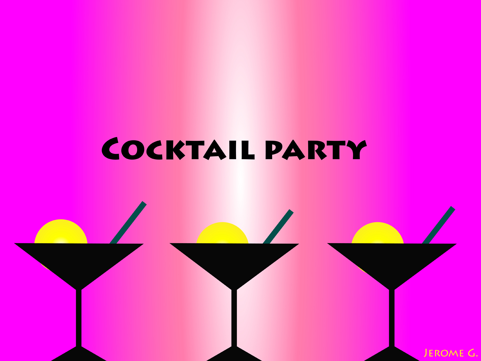 Wallpapers Digital Art Hollidays - Miscellaneous cocktail party