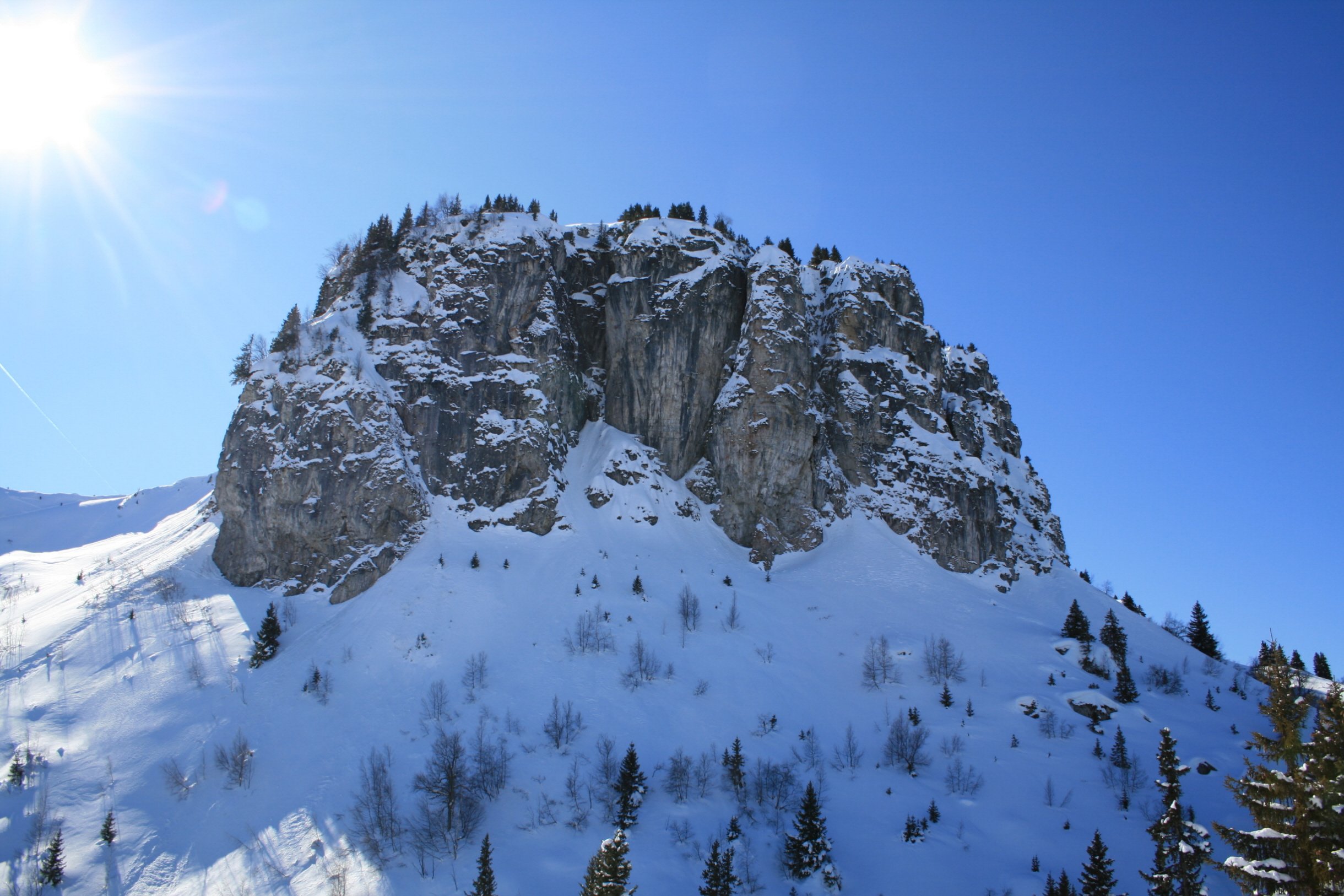 Wallpapers Nature Mountains Pic et soleil