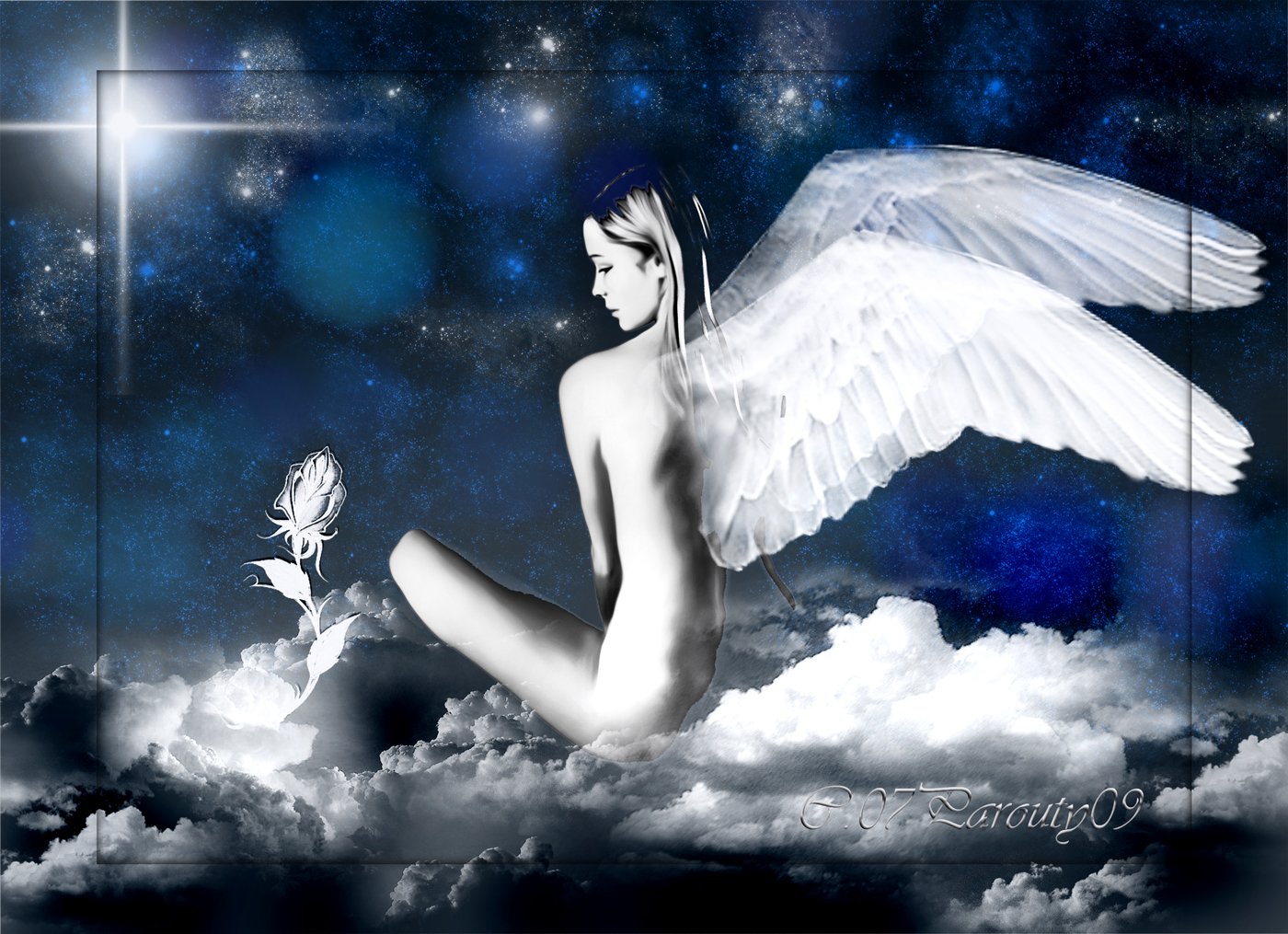 Wallpapers Digital Art Angels angel fantome