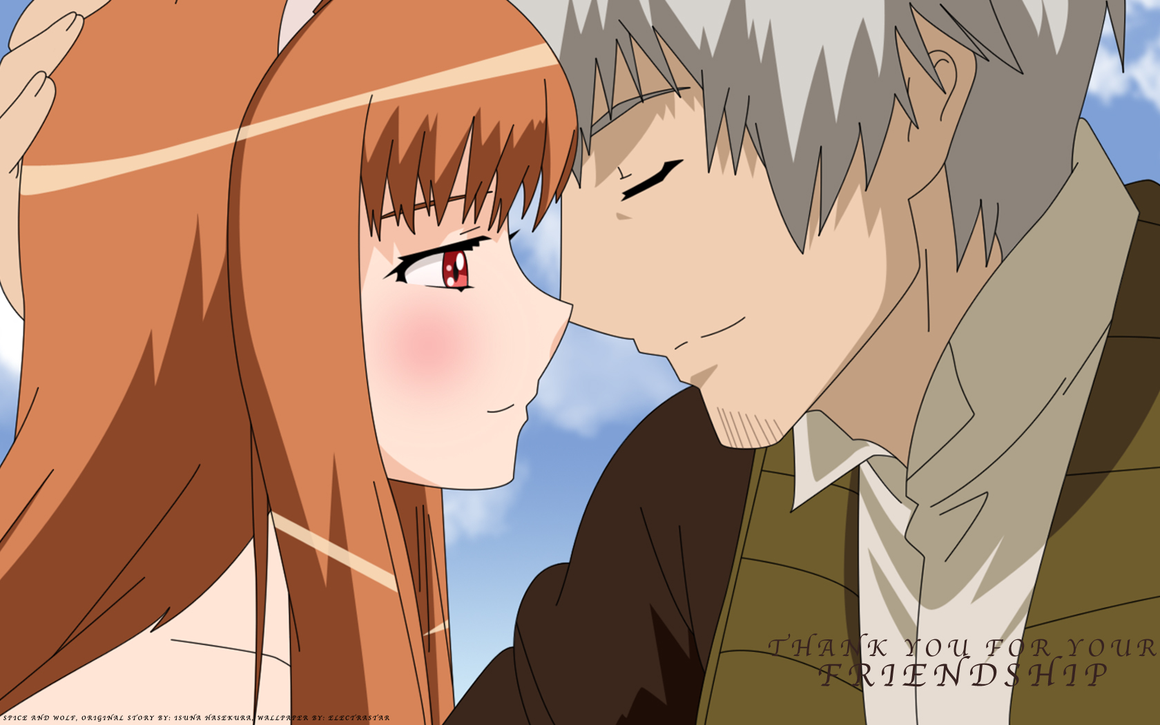 Fonds d'cran Manga Spice and Wolf friendship