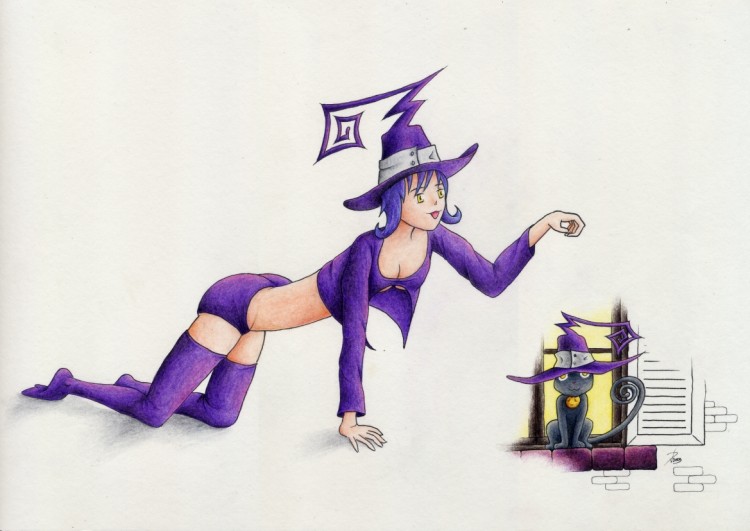 Fonds d'cran Art - Crayon Manga - Soul Eater Blair