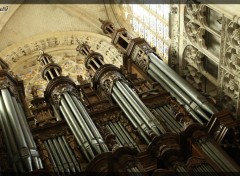 Fonds d'cran Objets Orgue de l'glise de Caudebec en Caux (Normandie)