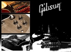 Fonds d'cran Musique Gibson Sg - montage