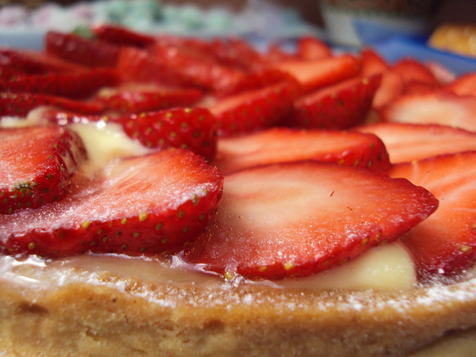 Wallpapers Objects Pies - Cakes Tartes aux fraises