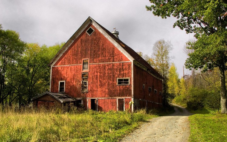 Wallpapers Nature Campaign Vermont Barn