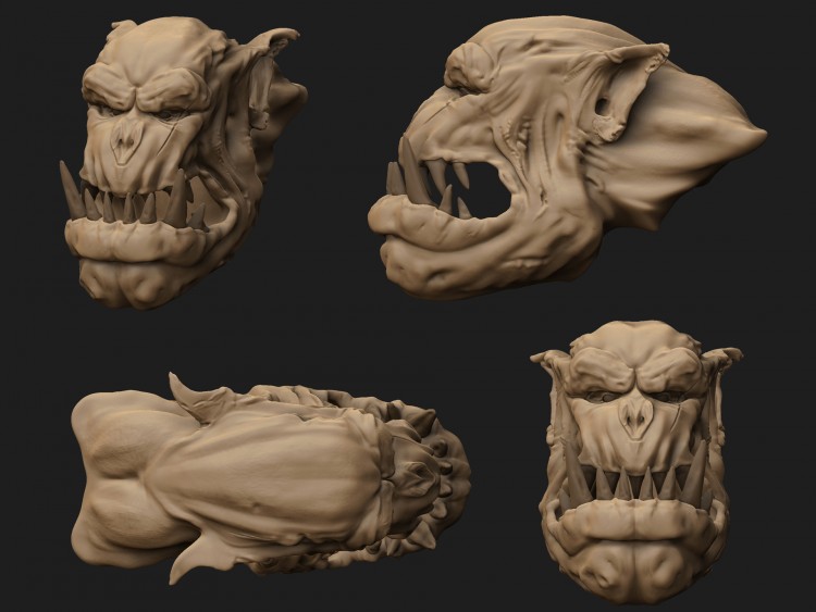 Fonds d'cran Art - Numrique 3D - Cinema 4D Ork Zbrush