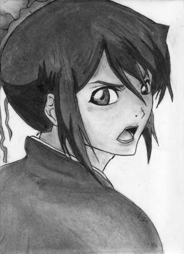 Wallpapers Art - Pencil Manga - Bleach Hinamori