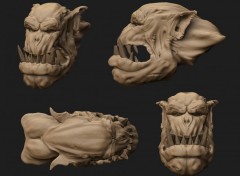 Fonds d'cran Art - Numrique Ork Zbrush