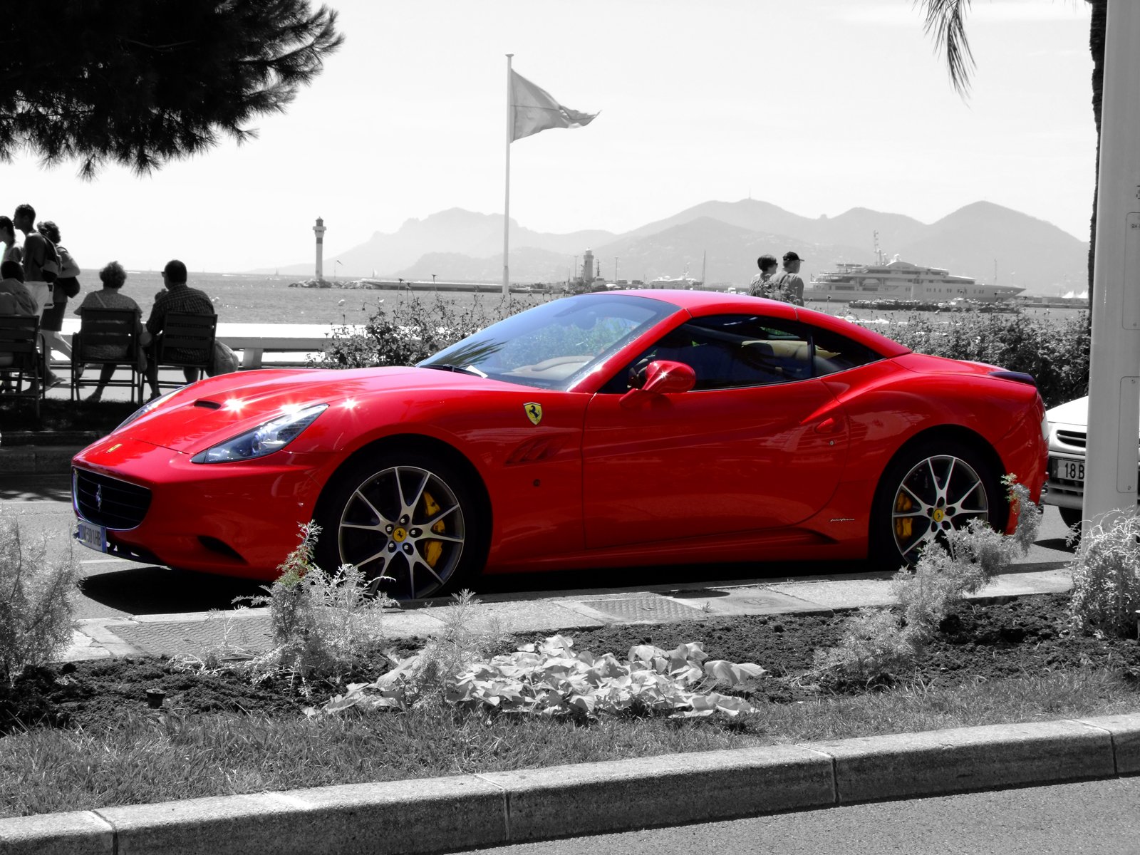 Wallpapers Cars Ferrari Ferrari a Cannes