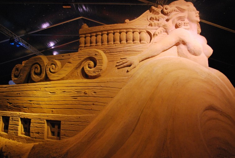 Wallpapers Constructions and architecture Museums - Exhibitions Sculpture de sable  Blankenberge