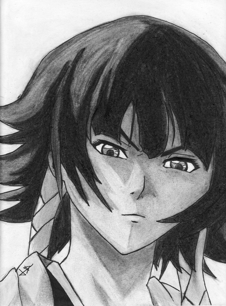 Fonds d'cran Art - Crayon Manga - Bleach Soi Fon