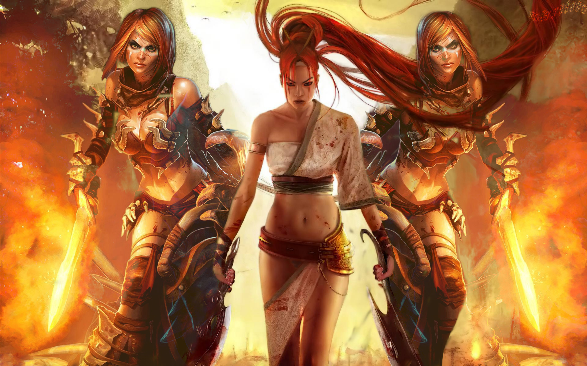 Wallpapers Fantasy and Science Fiction Warriors Femmes guerrieres