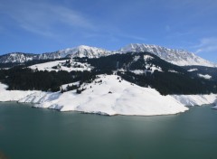 Fonds d'cran Nature Mont d'Or et lac de L'Hongrin (Suisse)