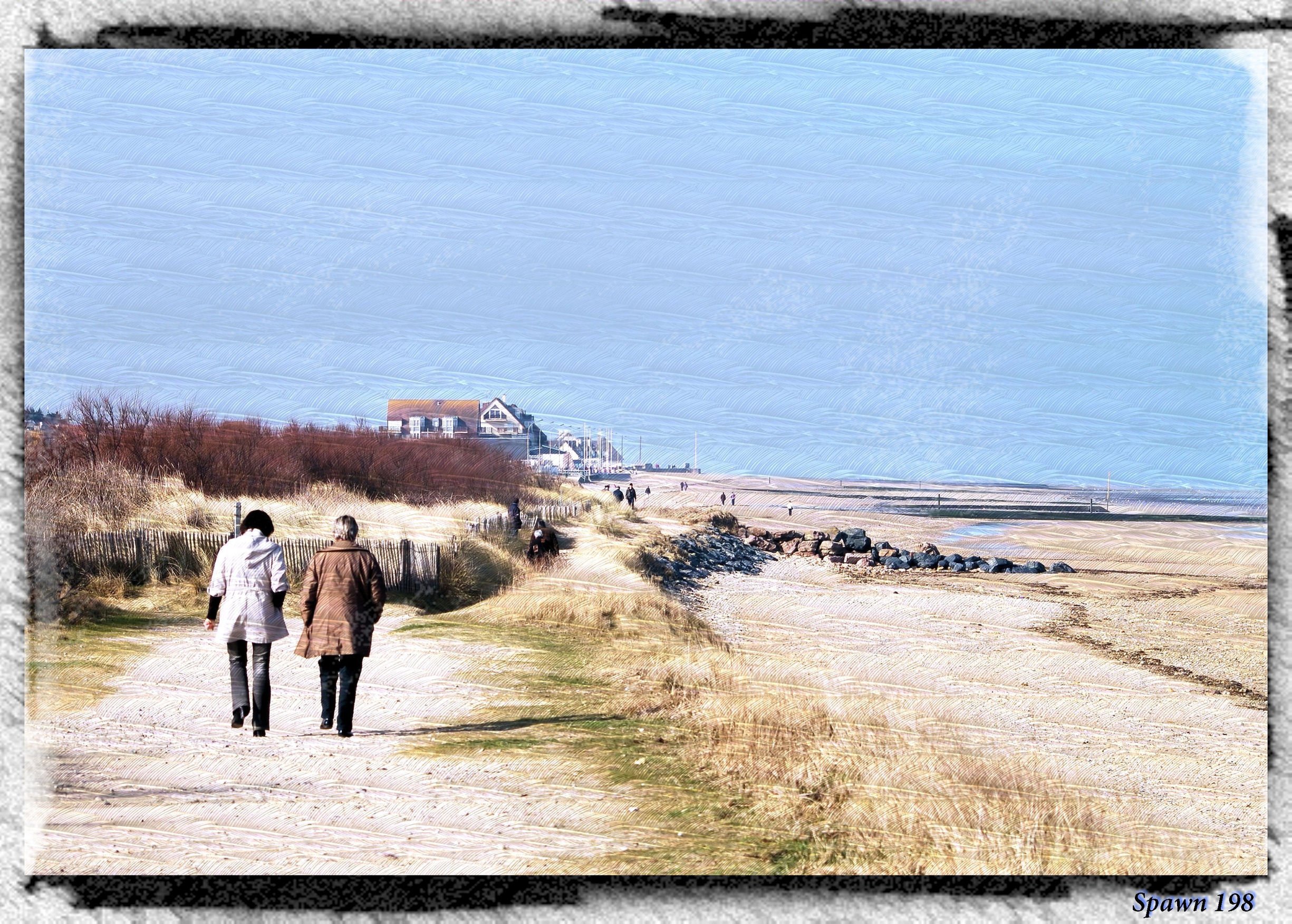 Fonds d'cran Nature Mers - Ocans - Plages Sur le chemin des vacances