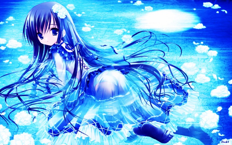 Wallpapers Manga Miscellaneous Loli Blue