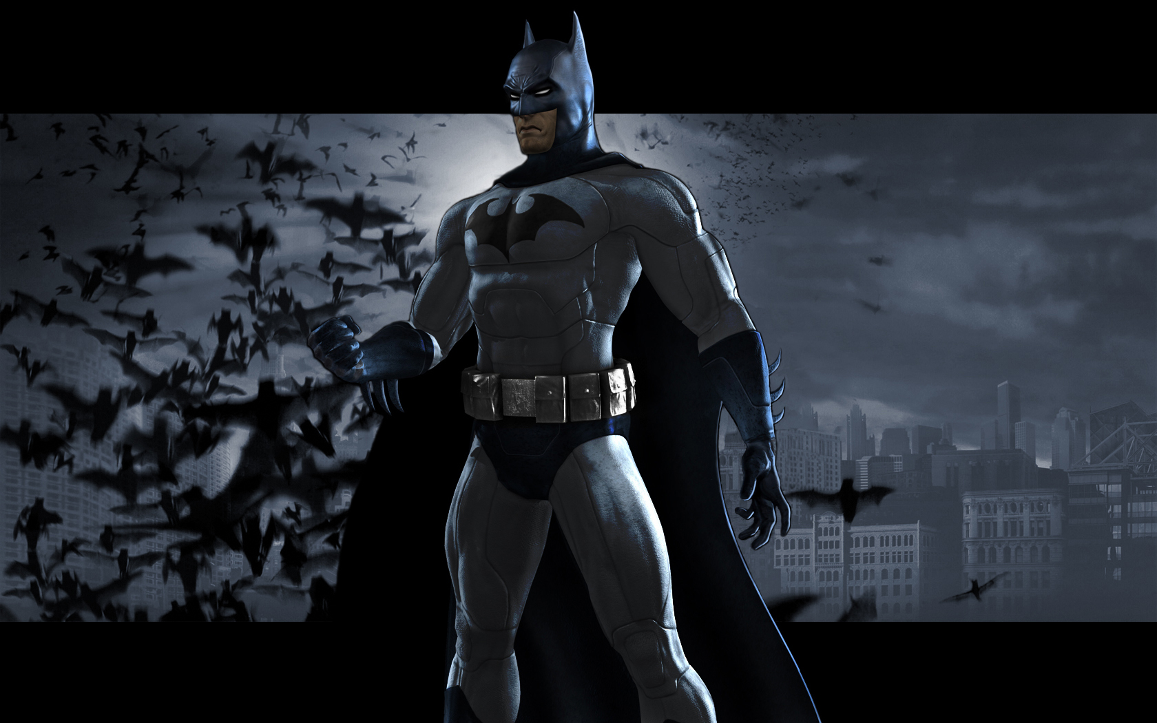 Fonds d'cran Jeux Vido Batman Arkham Asylum The Bat-Man