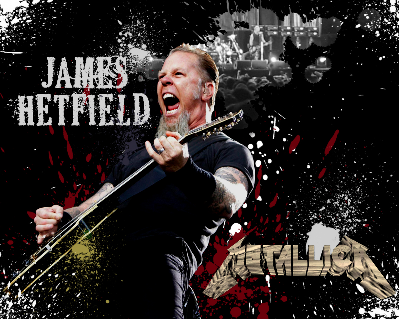 Fonds d'cran Musique Metallica James Hetfield (Metallica)