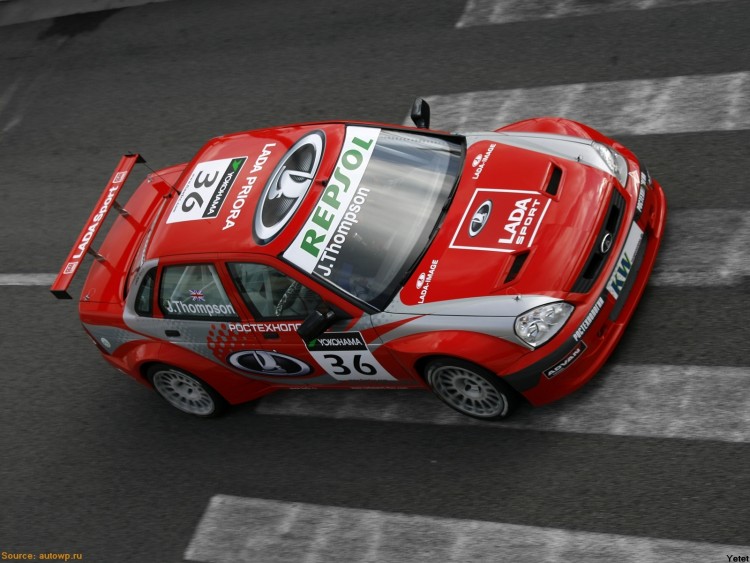 Wallpapers Cars Lada Lada Priora WTCC 2009