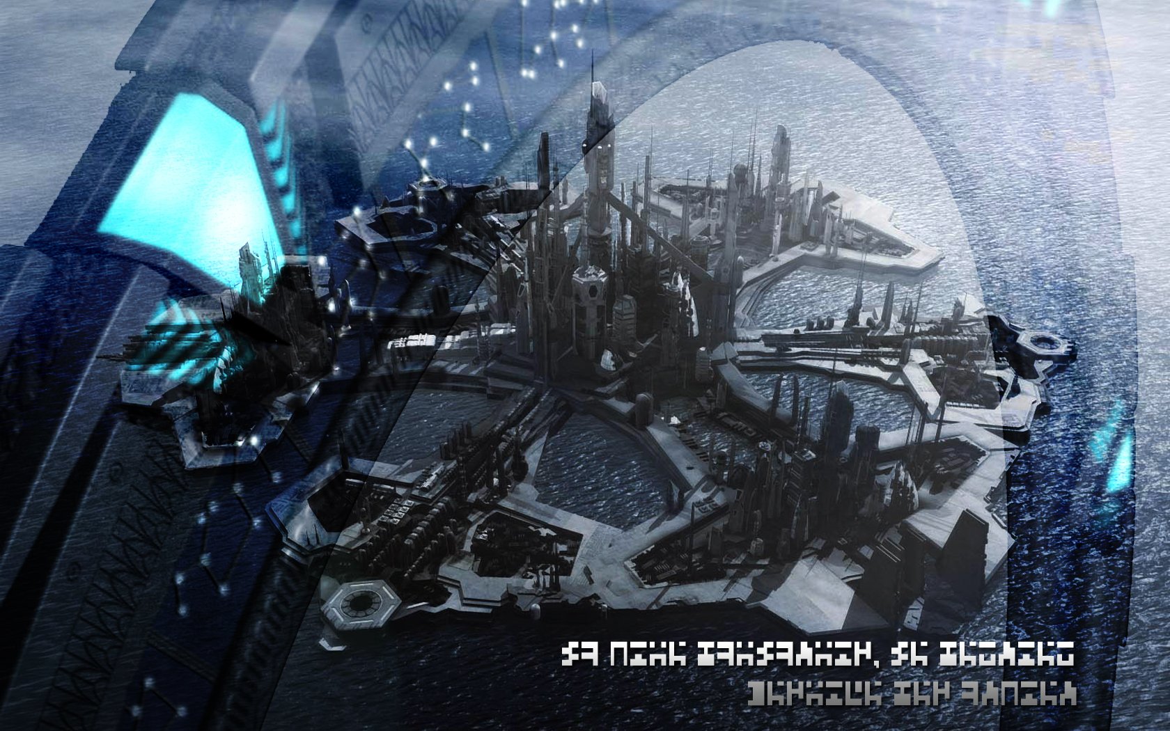 Fonds d'cran Sries TV Stargate Atlantis AtlantisCity