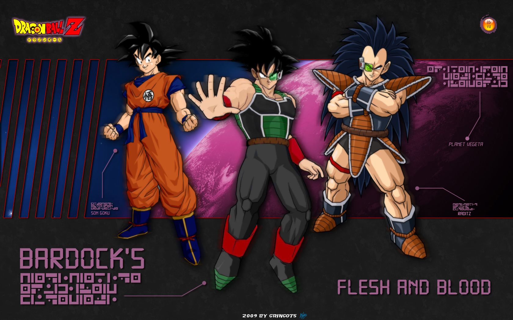 Fonds d'cran Manga Dragon Ball Z Bardock's Flesh And Blood