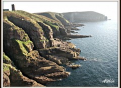 Fonds d'cran Nature la cte de frhel vers le phare ( ctes d'armor )