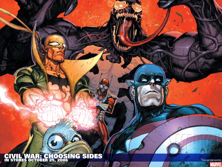 Wallpapers Comics Civil War civil war