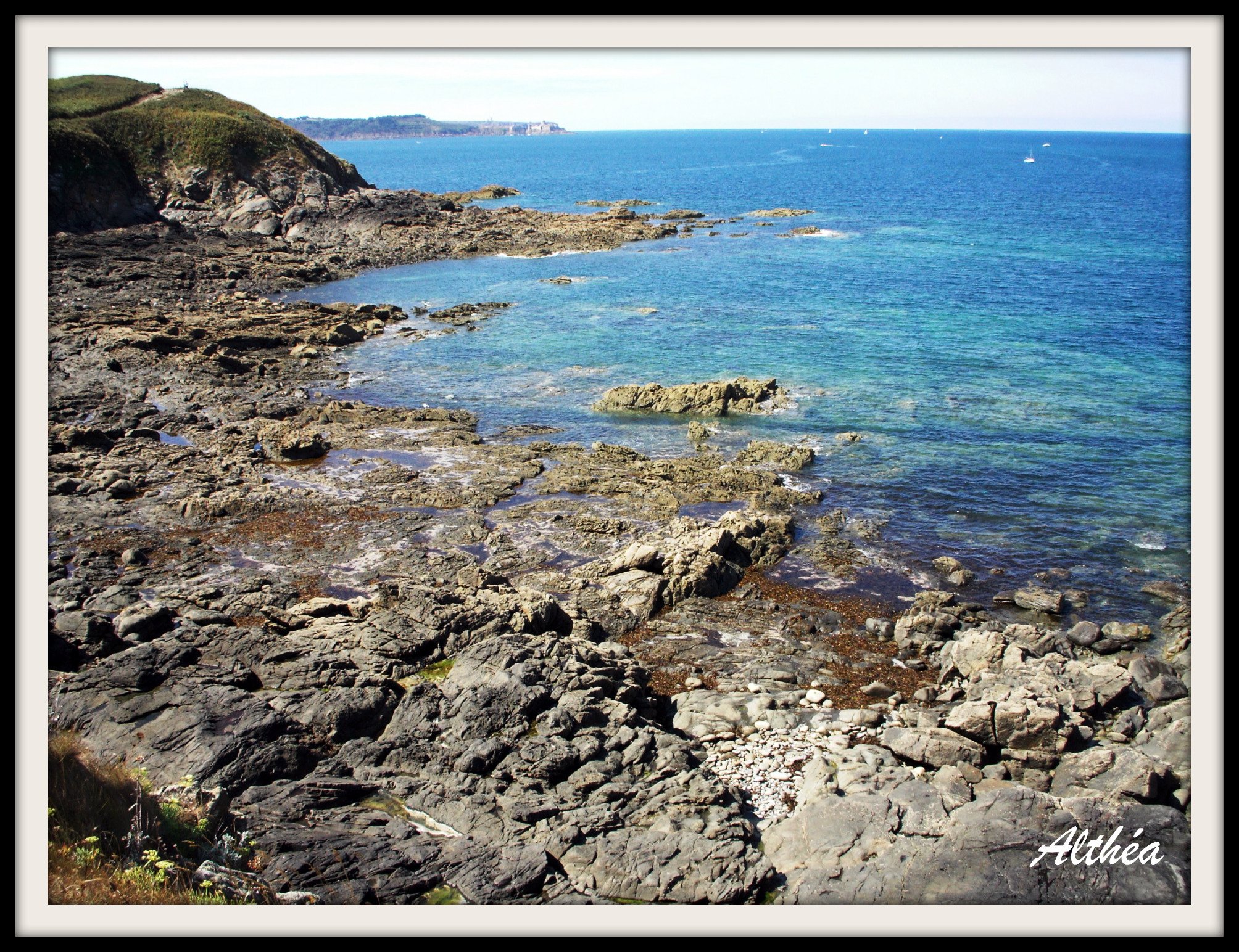 Fonds d'cran Nature Mers - Ocans - Plages aux pieds du fort la latte ( ctes d'armor )