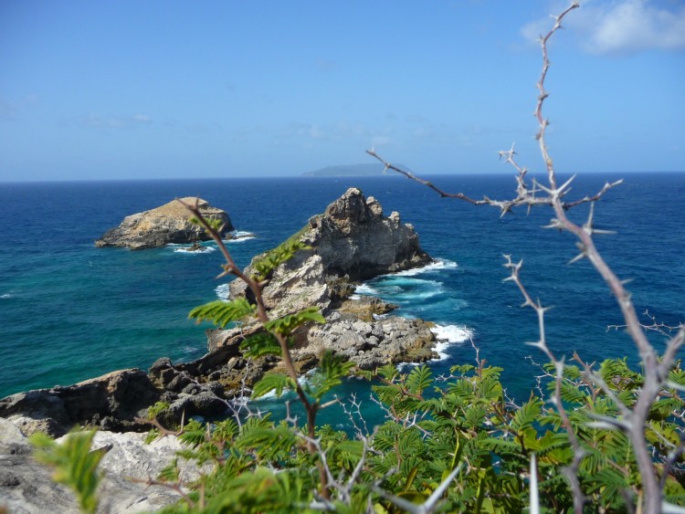 Fonds d'cran Nature Mers - Ocans - Plages La pointe des Chateaux ( Guadeloupe )