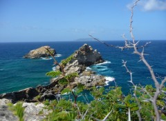 Fonds d'cran Nature La pointe des Chateaux ( Guadeloupe )