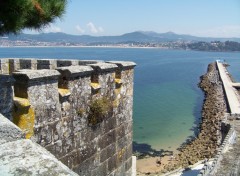 Wallpapers Nature Vue depuis la muraille de Baiona, Galicia.