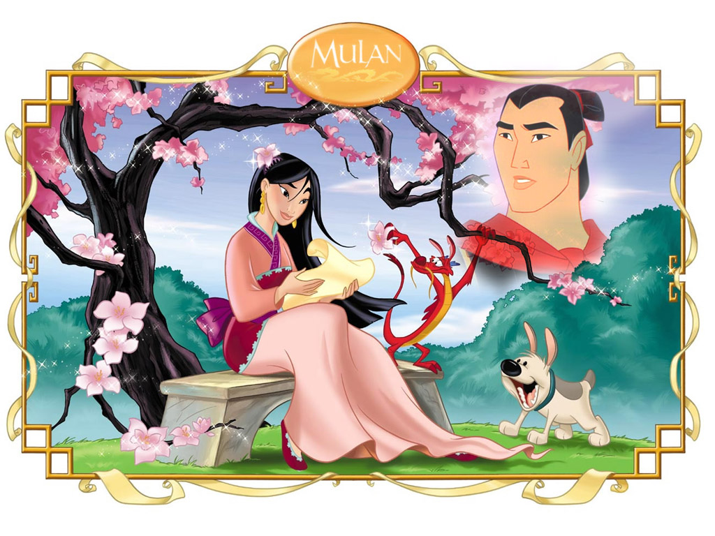 Fonds d'cran Dessins Anims Mulan mulan amoureuse