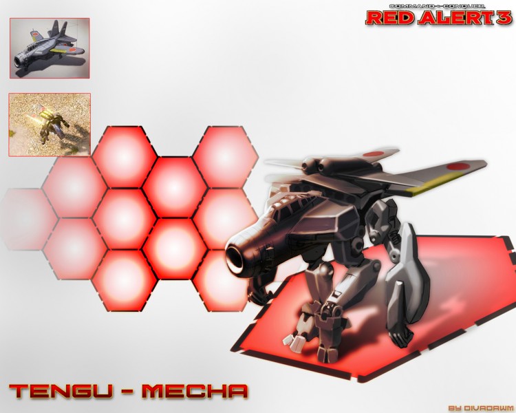 Wallpapers Video Games Command and Conquer : Red Alert 3 Tengu-Mecha