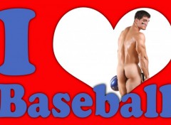 Fonds d'cran Charme I love Baseball