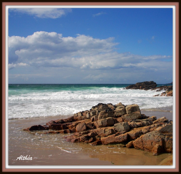 Wallpapers Nature Seas - Oceans - Beaches plage et rochers de saint pabu ( ctes d'armor )