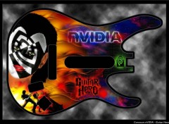 Fonds d'cran Art - Numrique Concours nVIDIA - Guitar Hero 2009