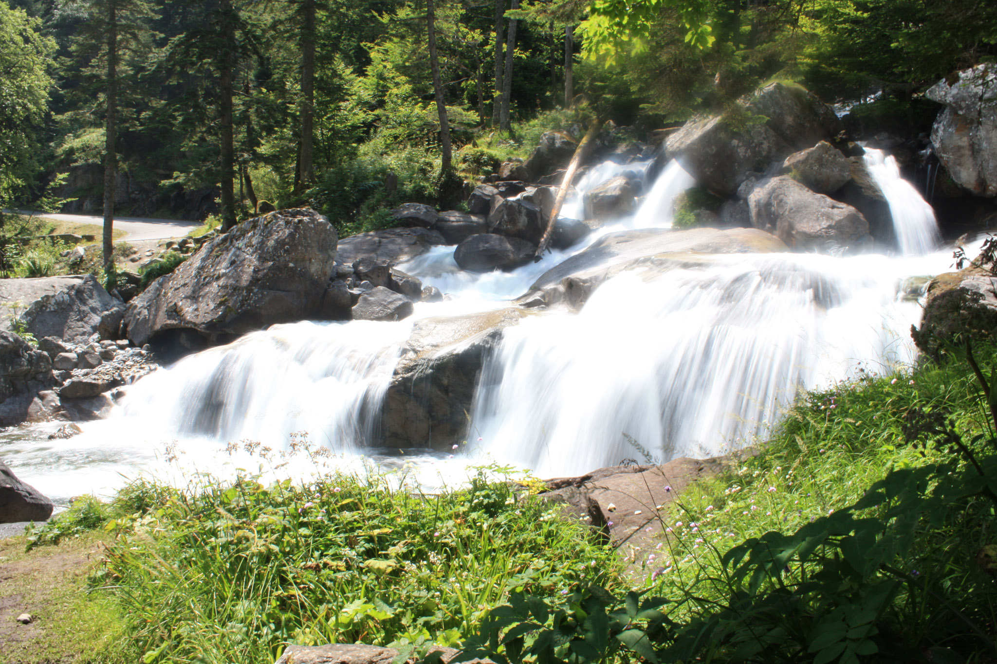 Fonds d'cran Nature Fleuves - Rivires - Torrents pont d'Espagne