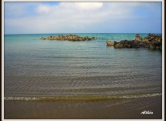 Fonds d'cran Nature lger remou sur la plage