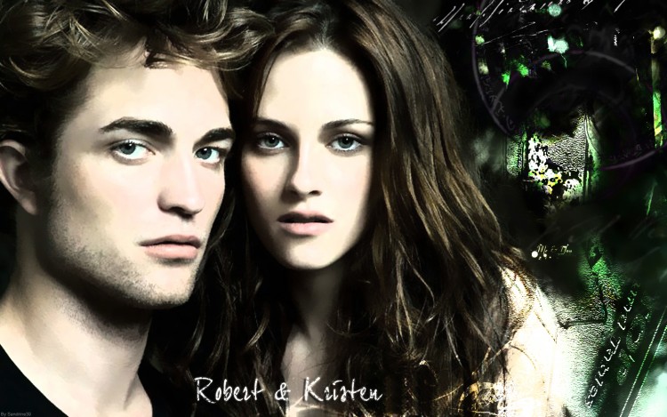 Fonds d'cran Clbrits Homme Robert Pattinson Robert Pattinson & Kristen Stewart