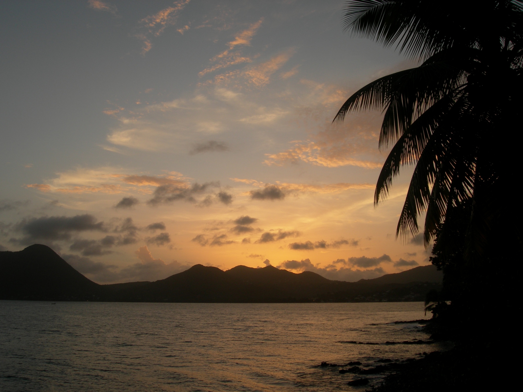 Wallpapers Nature Sunsets and sunrises Coucher de soleil en Martinique