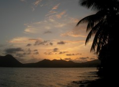 Fonds d'cran Nature Coucher de soleil en Martinique