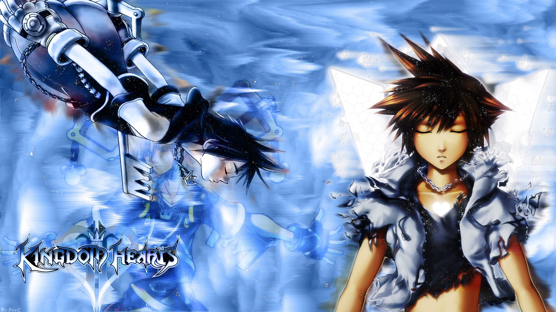 Wallpapers Video Games Kingdom Hearts II Sora Solo Smudge  blizzard FULL HD