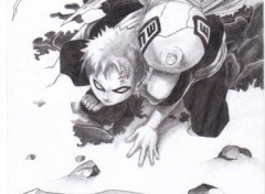 Fonds d'cran Art - Crayon gaara