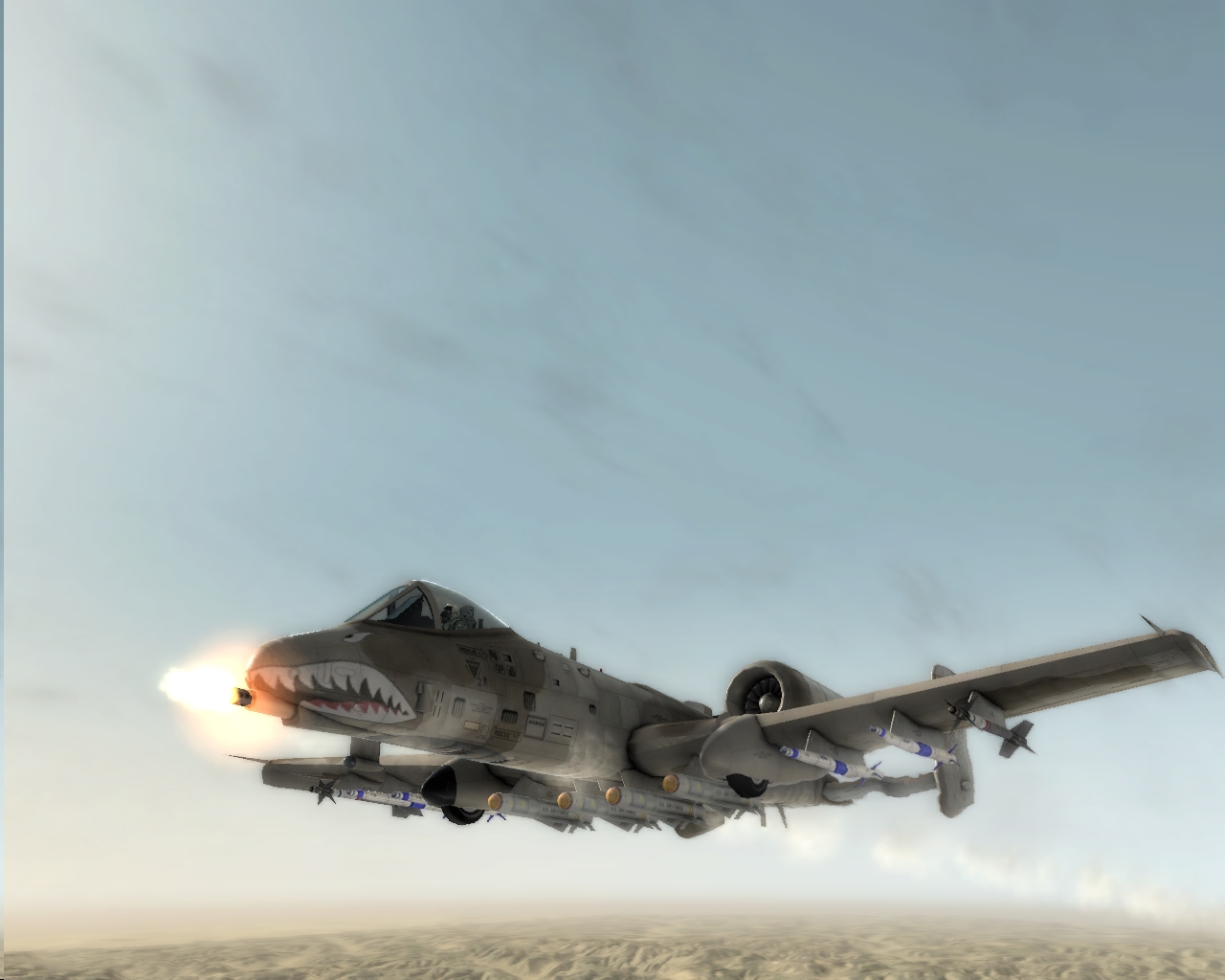 Fonds d'cran Jeux Vido Tom Clancy HAWX A-12 Warthog