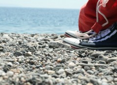 Fonds d'cran Objets Scarpe al mare