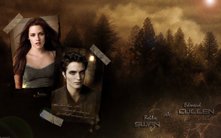 Wallpapers Movies Twilight - New Moon Twilight: Bella Swan & Edward Cullen